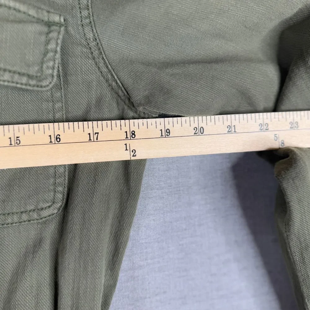 Knox Rose Womens Utility Jacket‎ Size Small Green Cargo Military Outerwear
